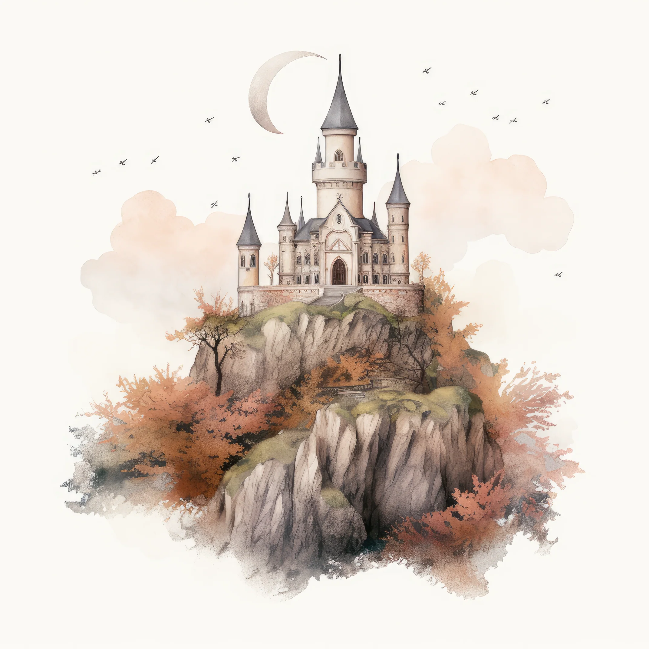 A haunted castle on a hill 2 (paitakuva)