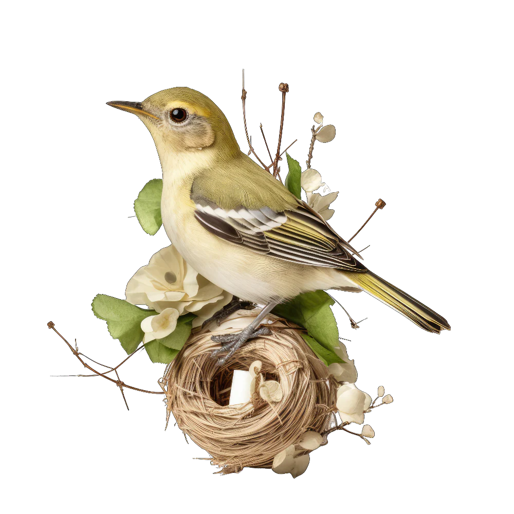 Bells vireo bird 1- paitakuva