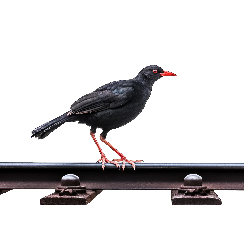 Black rail bird 1- paitakuva