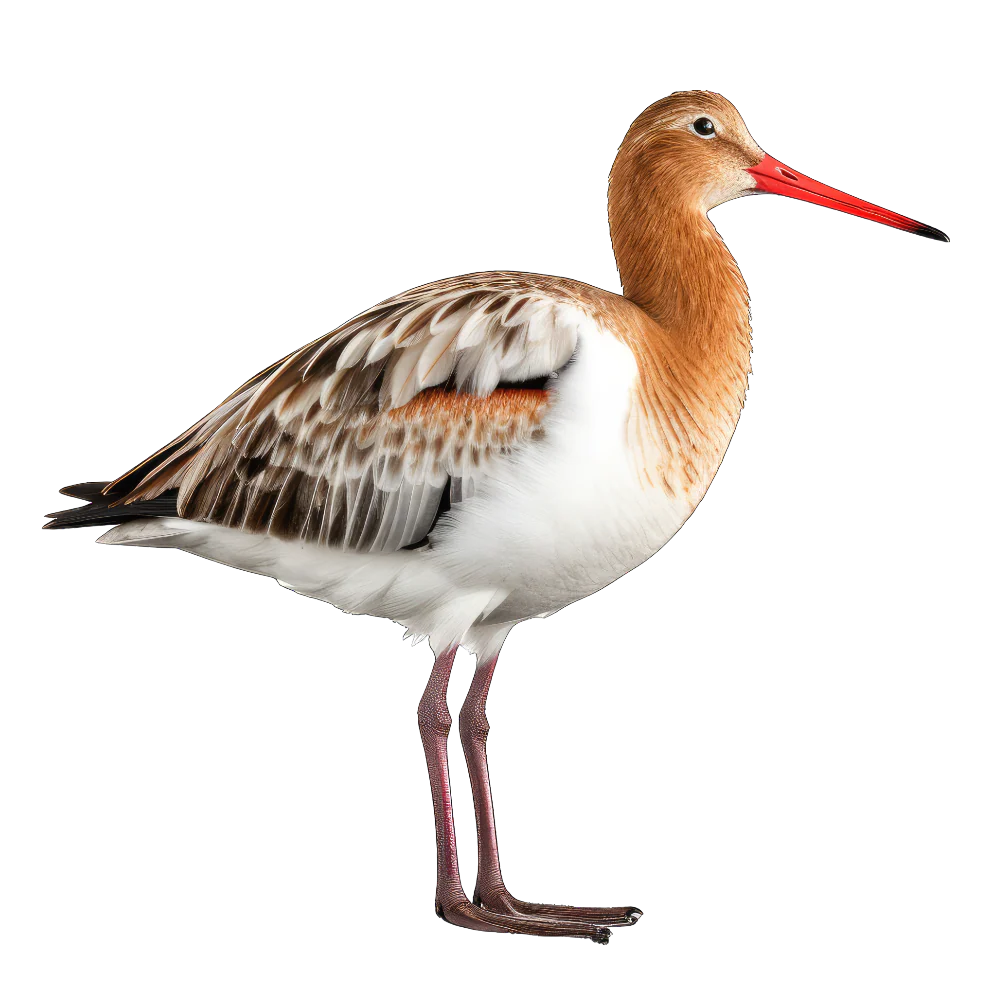 Black-tailed godwit bird 1- paitakuva