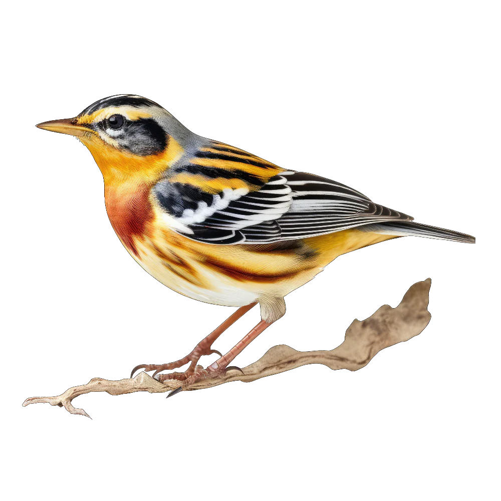Blackburnian warbler bird 1- paitakuva