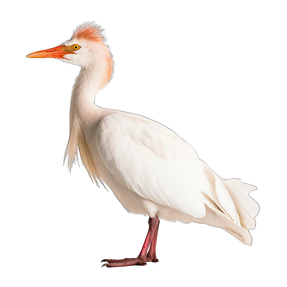 Cattle egret bird 1- paitakuva