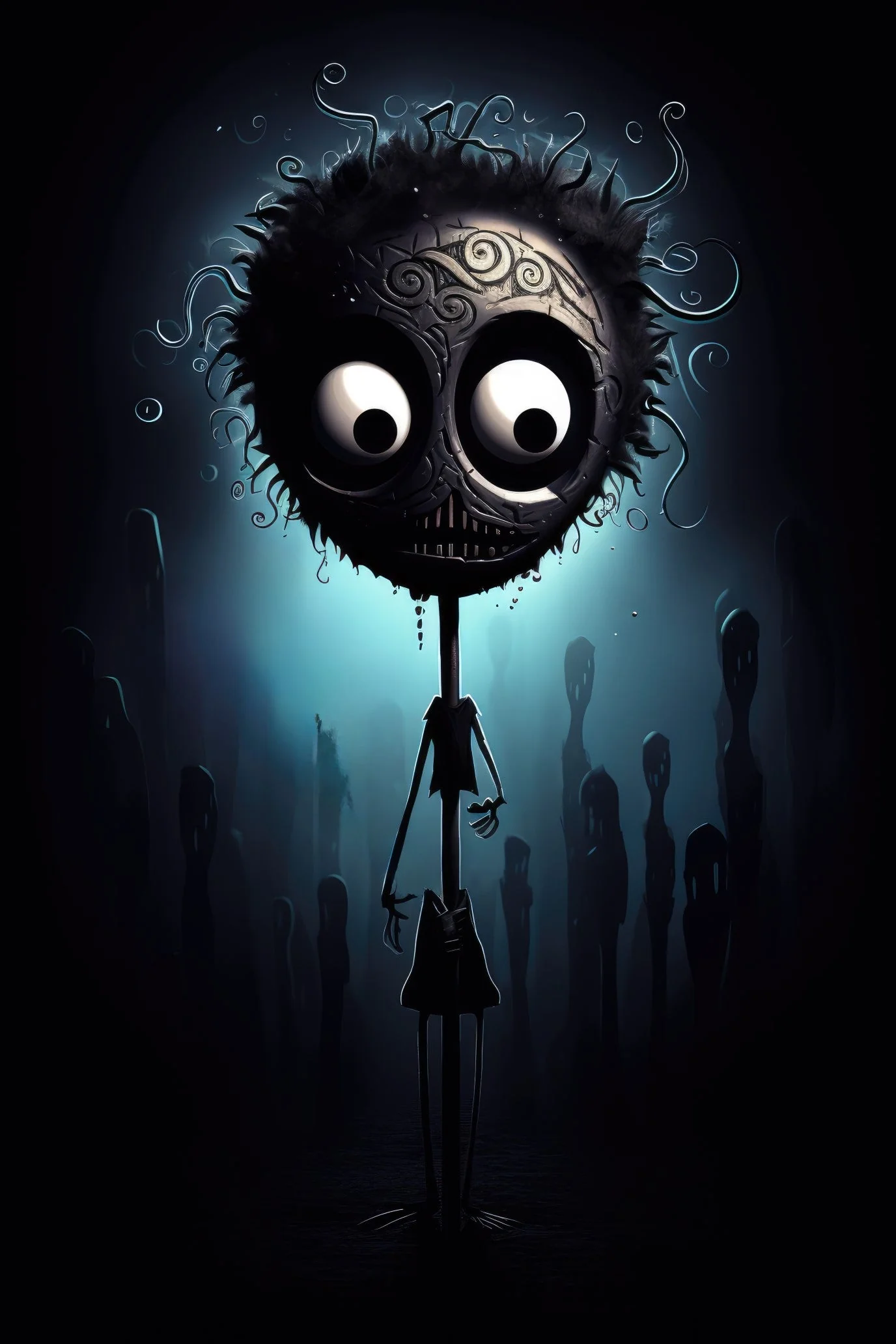 Character with otamatone 1 (paitakuva)