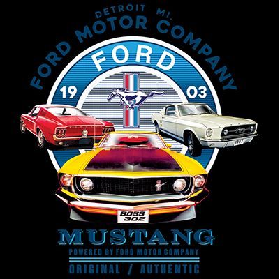CLASSIC HUPPARI musta - MUSTANG CIRCLE (456) - Image 2