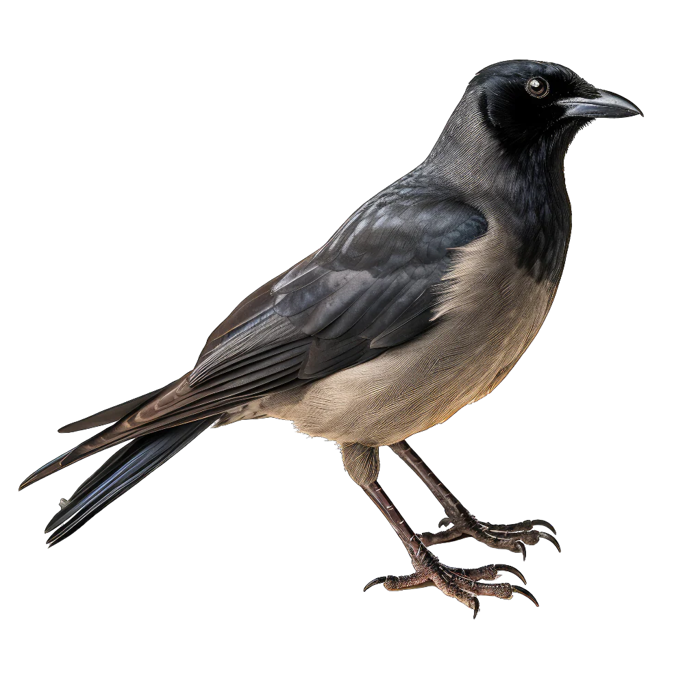 Eurasian jackdaw bird 1- paitakuva