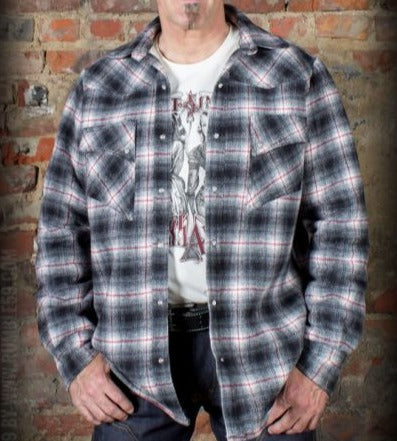 FLANELLIPAITA - Winter Shadow Plaid Shirt - Idaho - Image 6
