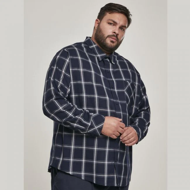 KAULUSPAITA - Basic Check Shirt - URBAN CLASSICS - Image 6