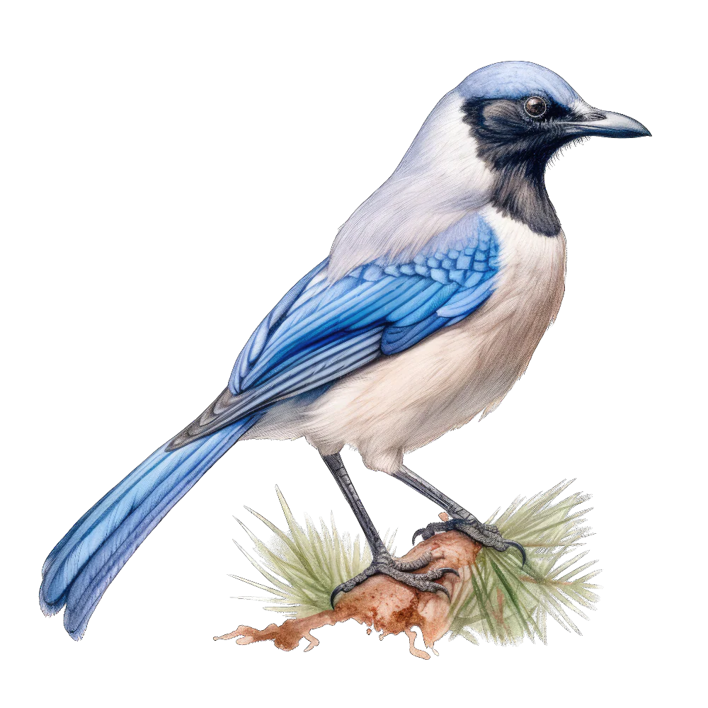 Florida scrub-jay bird 1- paitakuva