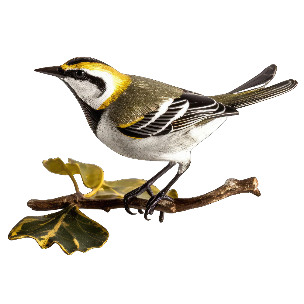 Golden-winged warbler bird 1- paitakuva