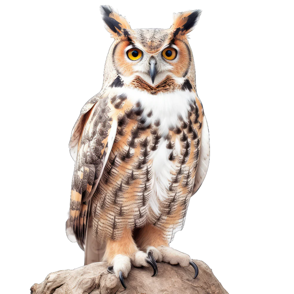 Great horned owl bird 1- paitakuva
