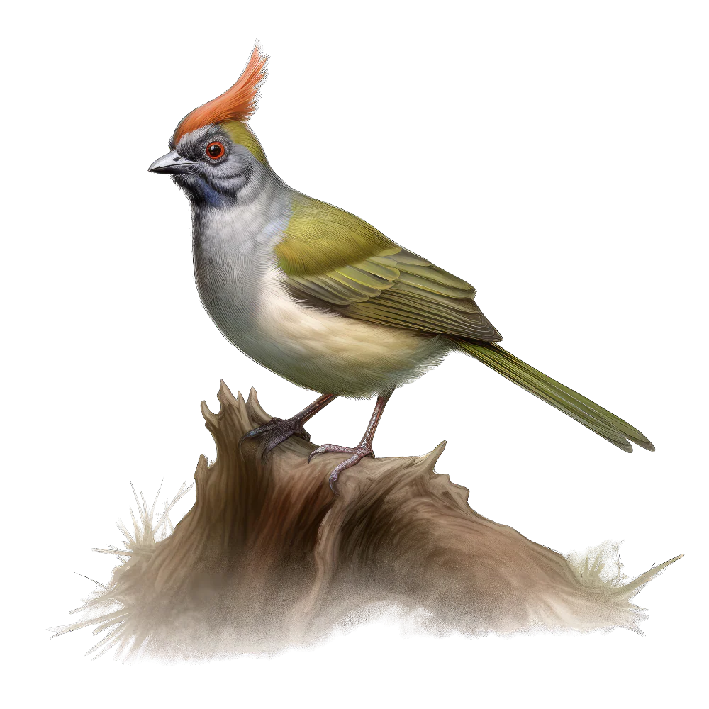 Green-tailed towhee bird 1- paitakuva
