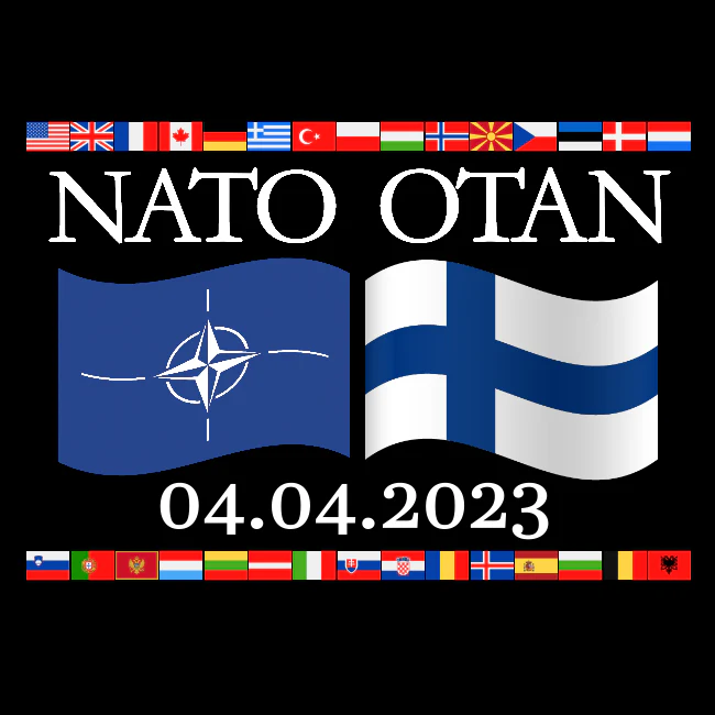 HIHATON PAITA MUSTA - NATO OTAN, SUOMI (00 2197) - Image 2