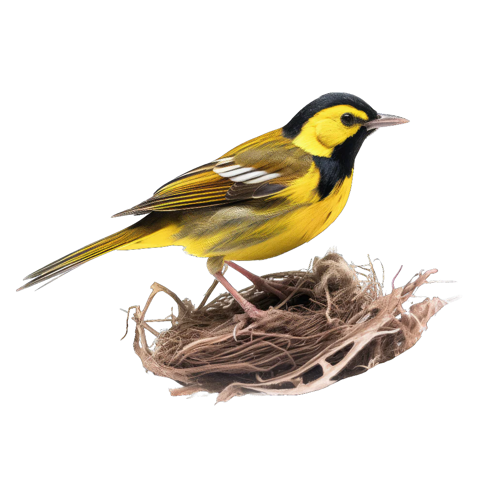 Hooded warbler bird 1- paitakuva
