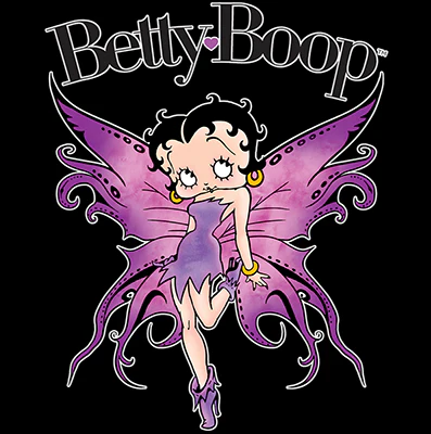 HUPPARI MUSTA - BETTY BOOP PURPLE FAIRY (651) - Image 2