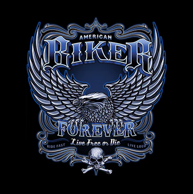 HUPPARI MUSTA - BIKER FOREVER (959) - Image 2