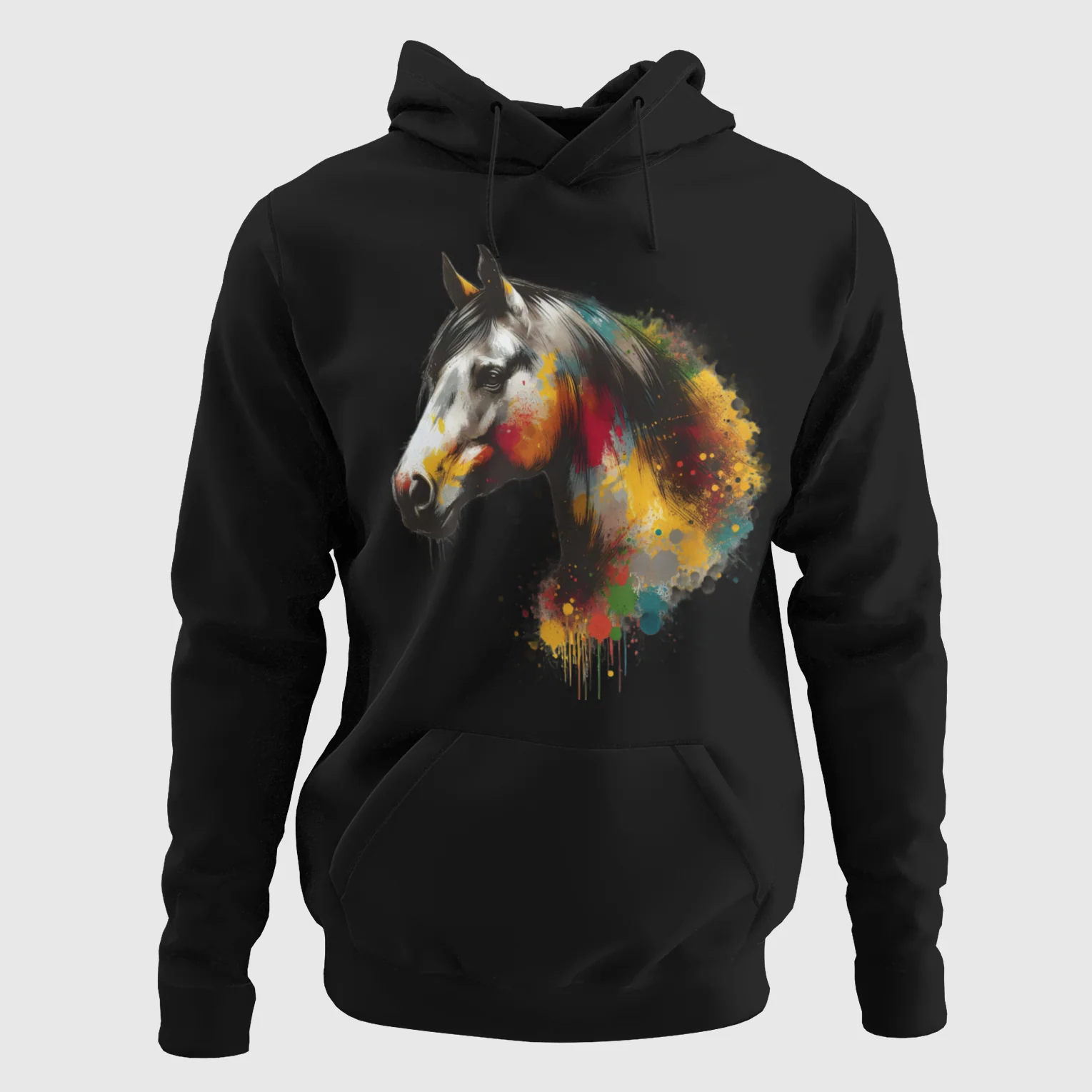 HUPPARI MUSTA - COLOR HORSE (3231)