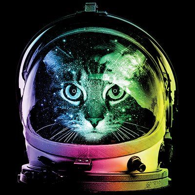 HUPPARIMEKKO MUSTA - SPACE CAT (863) - Image 2