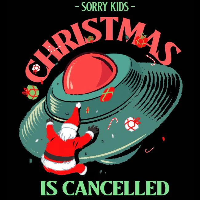 JOULUPAITA MUSTA - CHRISTMAS IS CANCELLED - Image 2