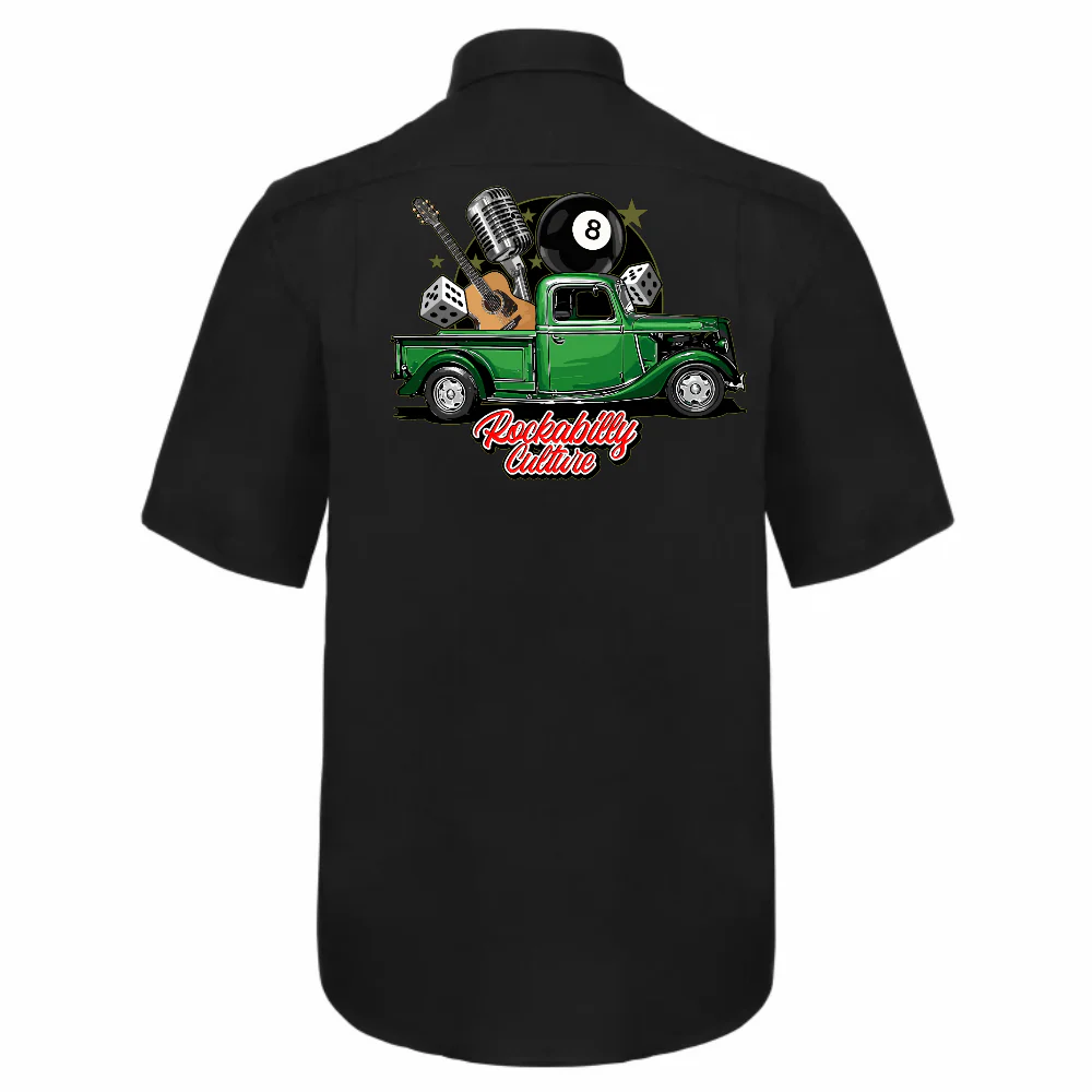 KAULUSPAITA - ROCKABILLY CULTURE (GREEN CAR)(00 2173) - Image 2