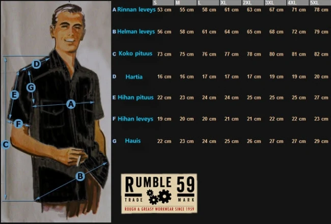 KAULUSPAITA - Worker Shirt R'n'R Until I Die - Image 10