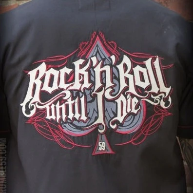 KAULUSPAITA - Worker Shirt R'n'R Until I Die - Image 7