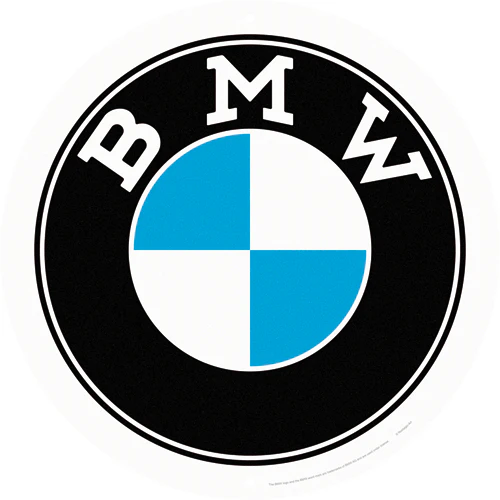 Kilpi pyöreä BMW - Logo