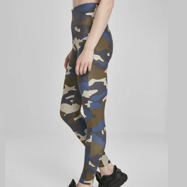 LEGGINSIT - High Waist Camo Tech summerolive camo - URBAN CLASSICS - Image 2