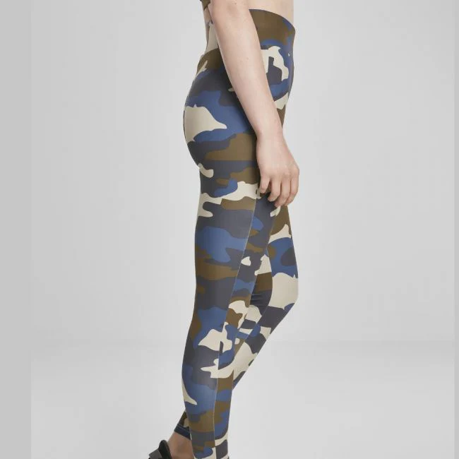 LEGGINSIT - High Waist Camo Tech summerolive camo - URBAN CLASSICS - Image 3