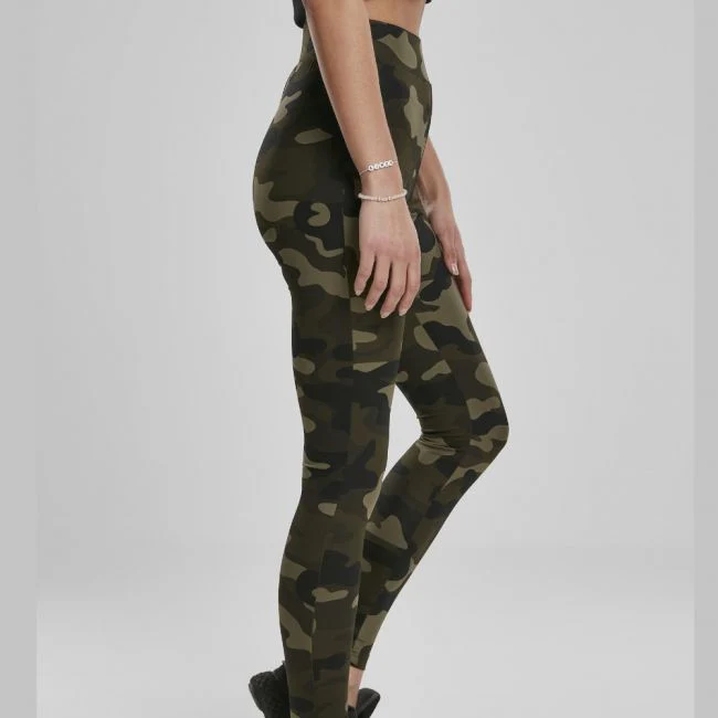 LEGGINSIT - High Waist Camo Tech WOOD CAMO - URBAN CLASSICS - Image 3