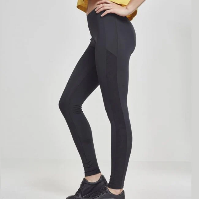 LEGGINSIT - Jacquard Camo Striped - URBAN CLASSICS
