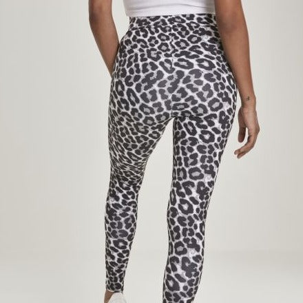 LEGGINSIT - Ladies AOP High Waist Leggings - URBAN CLASSICS - Image 5