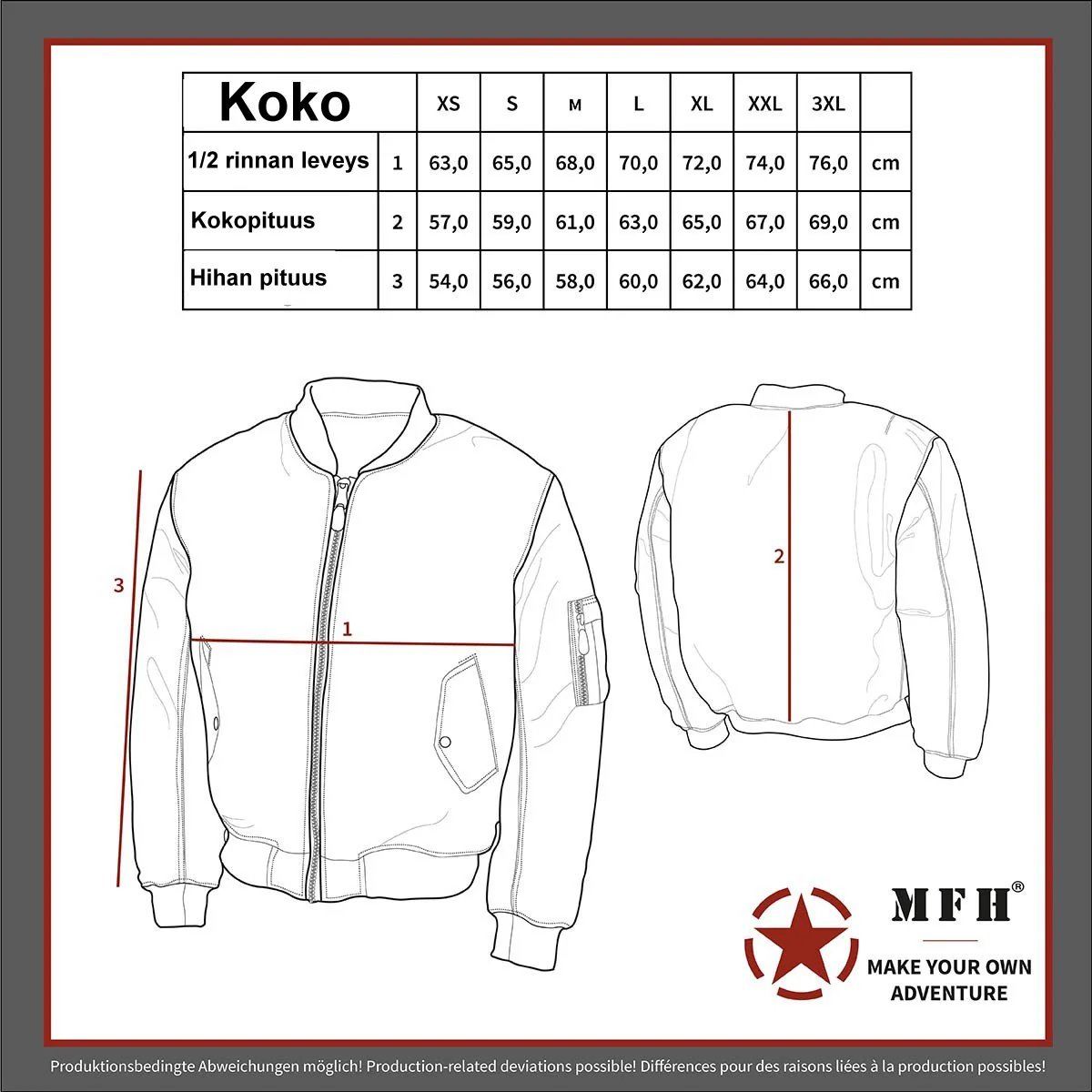 MAX FUCHS MA-1 PILOTTITAKKI - Bomber Jacket (gunmetal) - Image 5