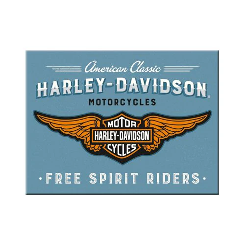 Magneetti Harley-Davidson logo sininen