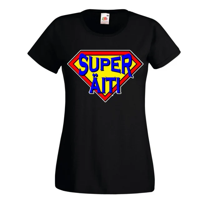 NAISTEN musta PAITA - SUPERÄITI (1338)