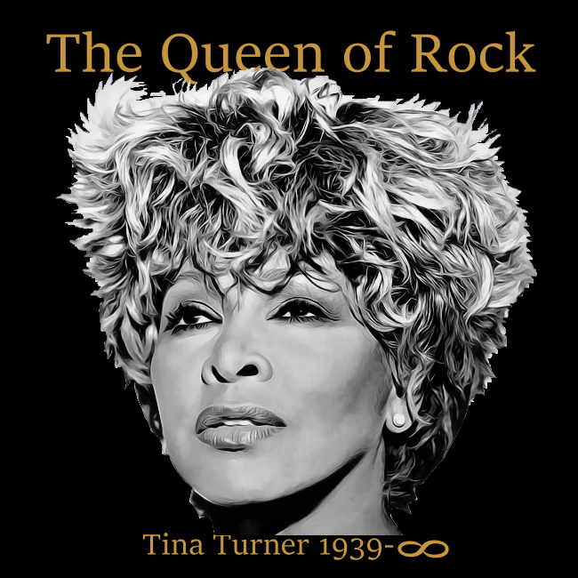 NAISTEN T-PAITA TINA TURNER the queen of rock (00 3011) - Image 3