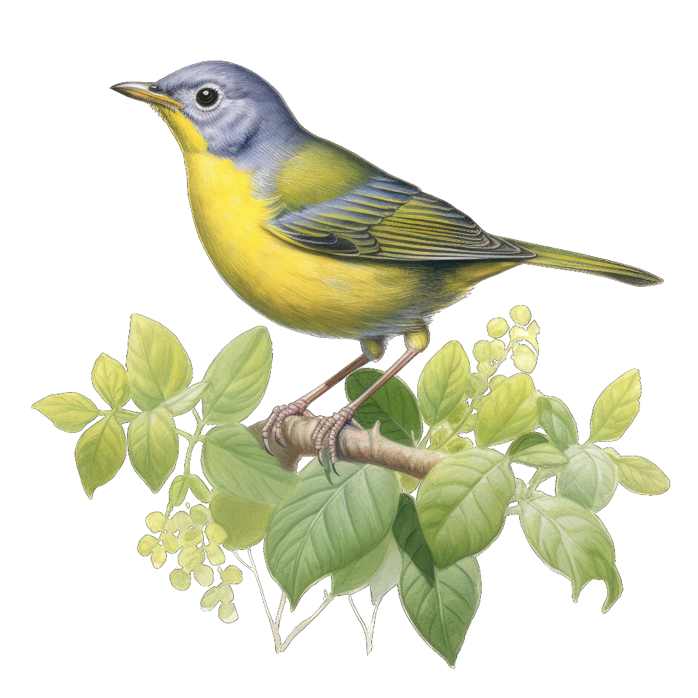 Nashville warbler bird 1- paitakuva