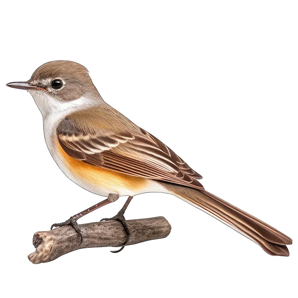 Nuttings flycatcher bird 1- paitakuva