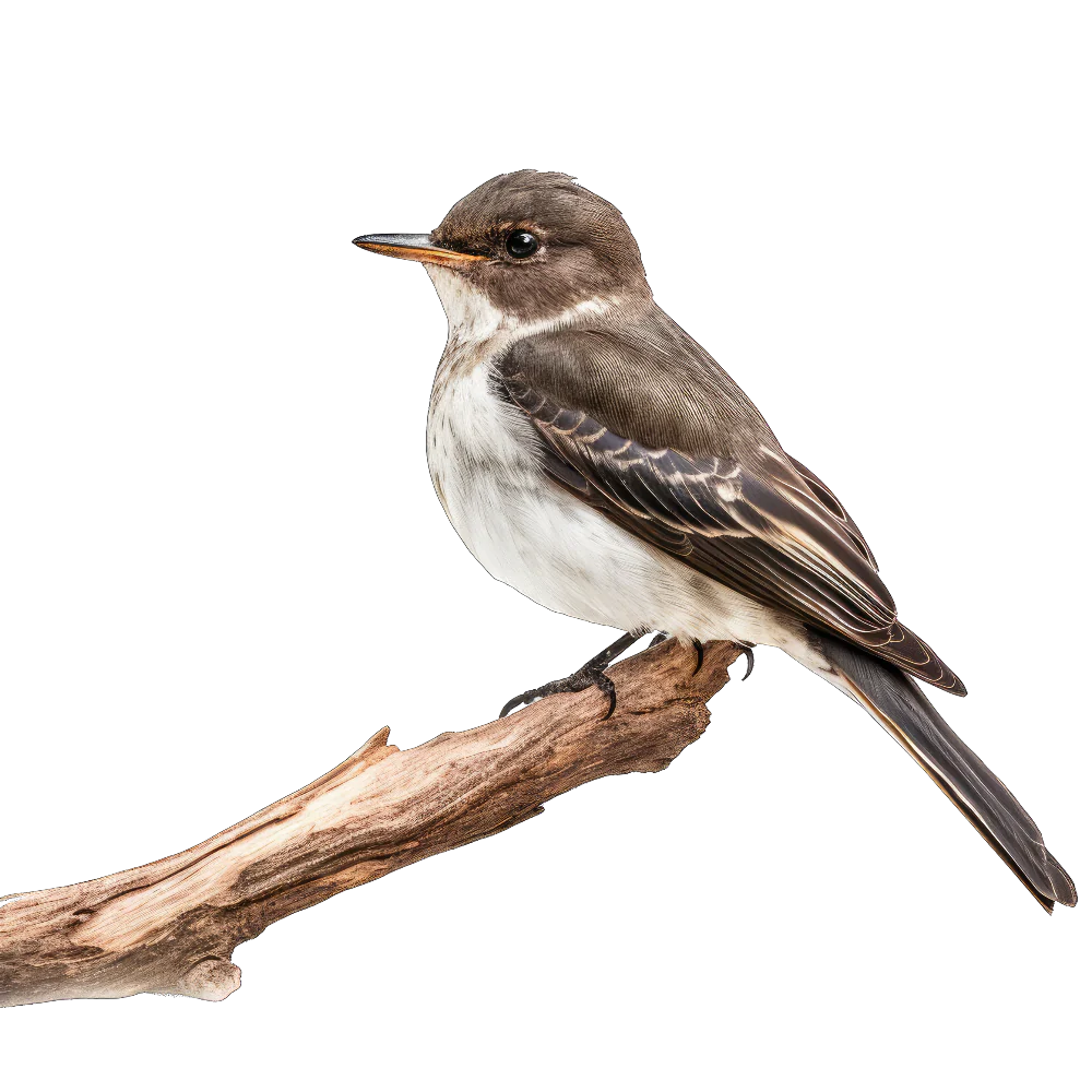 Olive-sided flycatcher bird 1- paitakuva