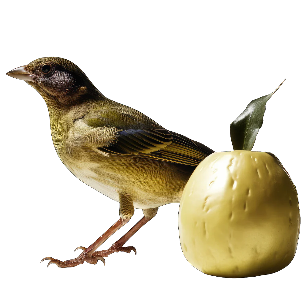 Olive sparrow bird 2- paitakuva