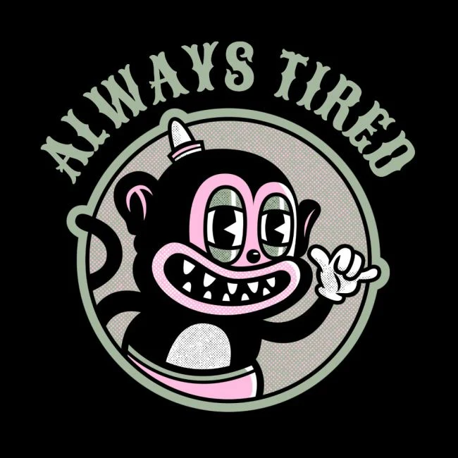 Pitkähihainen T-Paita - ALWAYS TIRED - SPEED KINGS (00 1063A) - Image 2