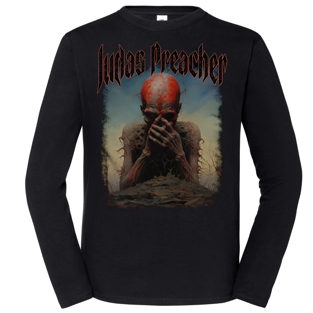 PITKÄHIHAINEN T-PAITA - JUDAS PREACHER (2571)