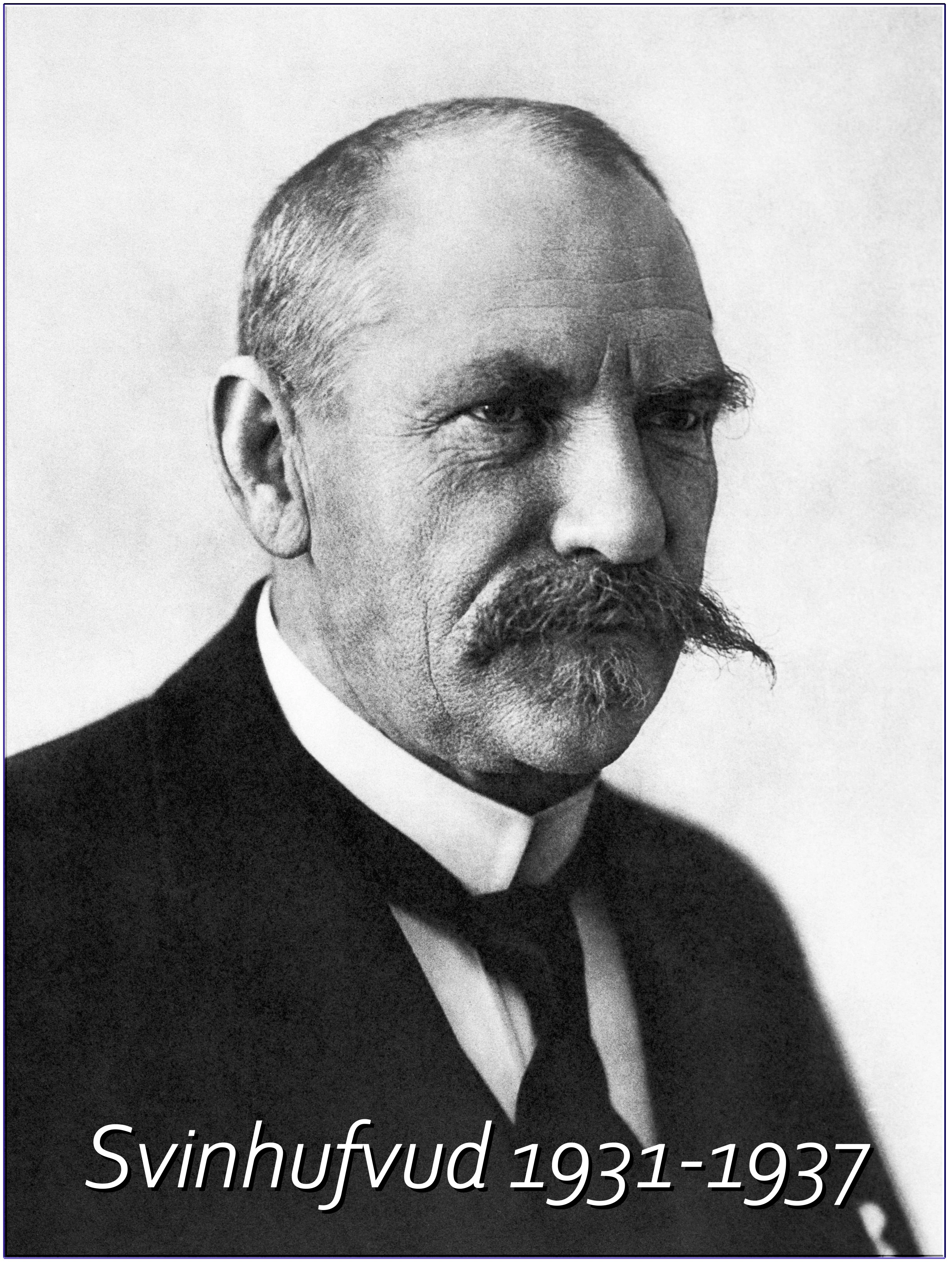 PRESIDENTTI SVINHUFVUD 1931-1937 (00 2763)