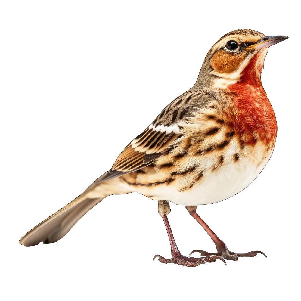 Red-throated pipit bird 1- paitakuva