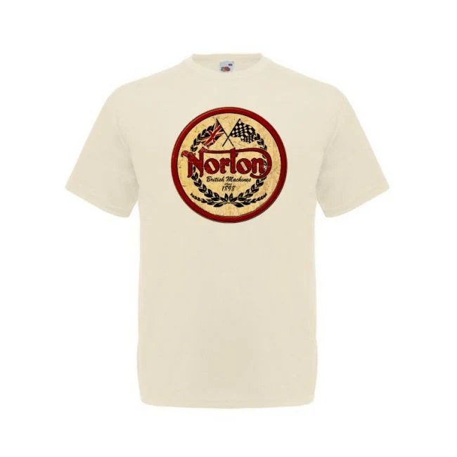 RETRO T-PAITA LUONNONVALK. - NORTON (00 717A)