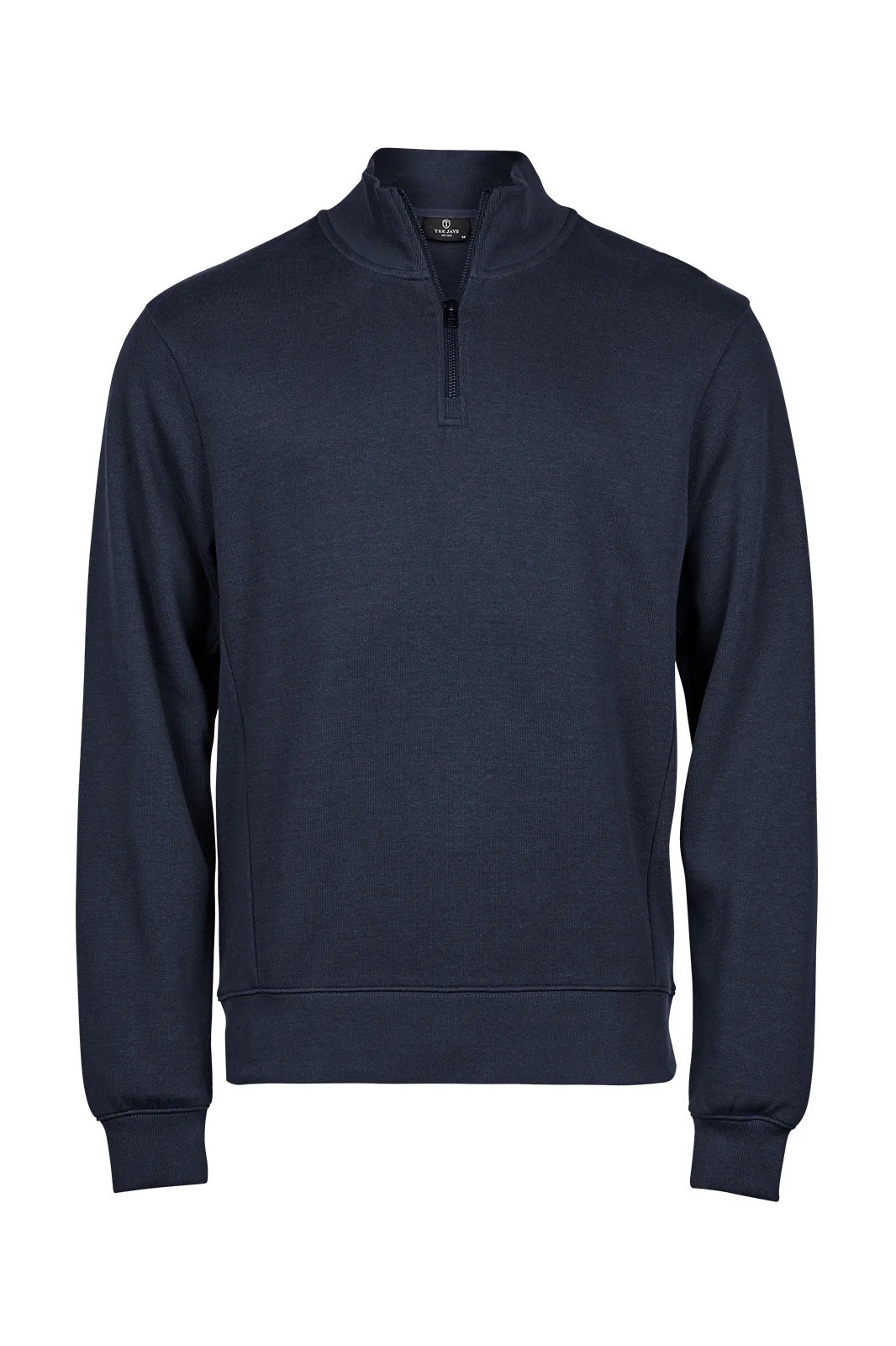 RIBBED INTERLOCK HALF ZIP - Image 4