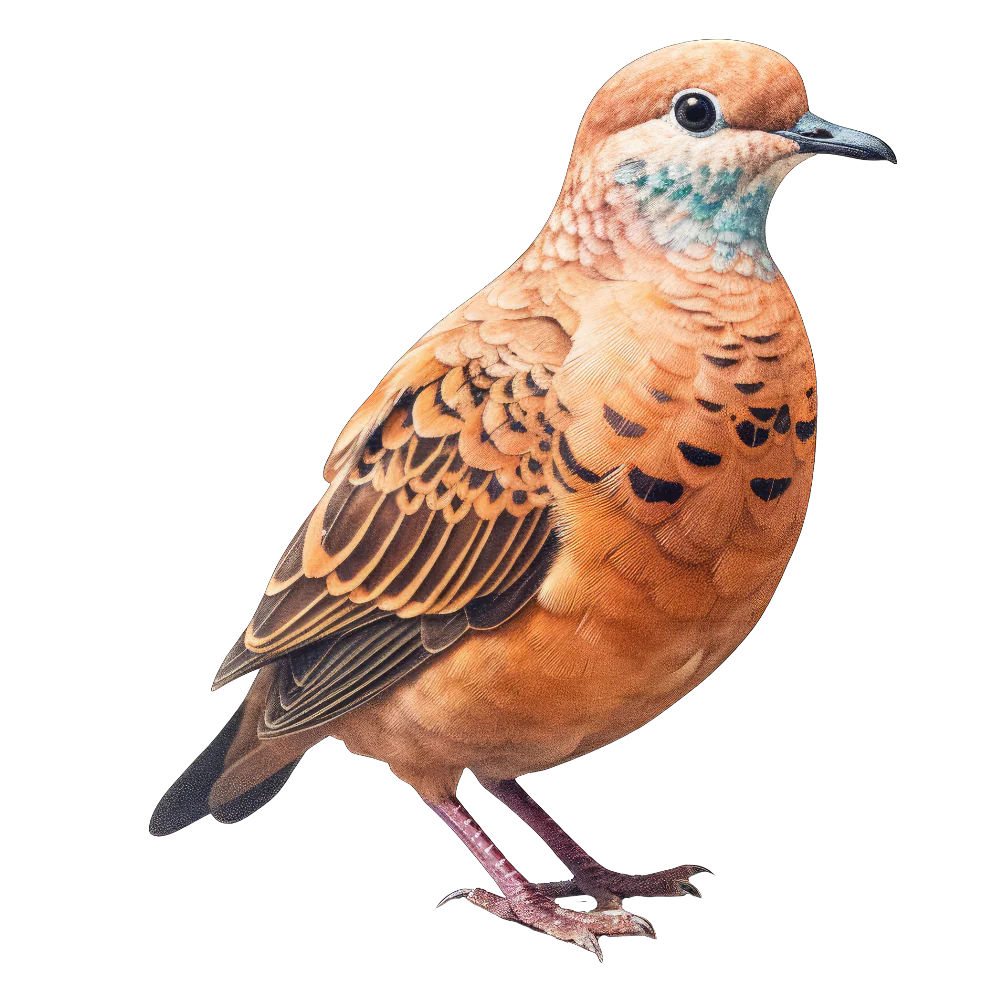 Ruddy ground dove bird 1- paitakuva