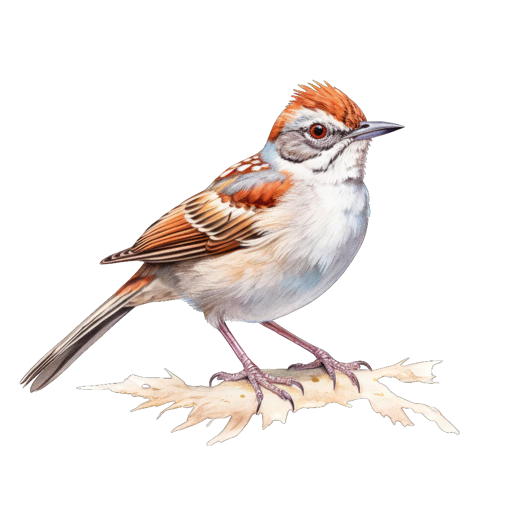Rufous-winged sparrow bird 1- paitakuva