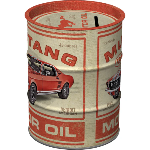 Säästölipas (tynnyri) Ford Mustang - GT 1967 Motor Oil - Image 4