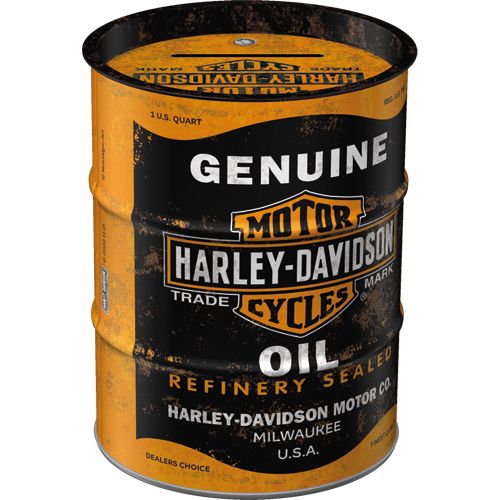 Säästölipas (tynnyri) Harley-Davidson - Genuine Oil
