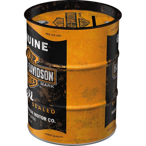 Säästölipas (tynnyri) Harley-Davidson - Genuine Oil - Image 2